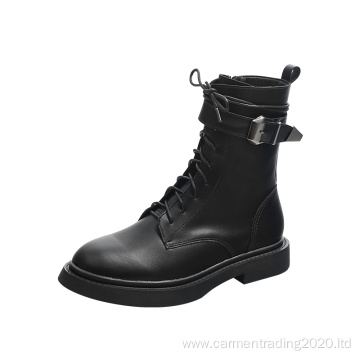 Autumn and winter men's and women's high-top boots